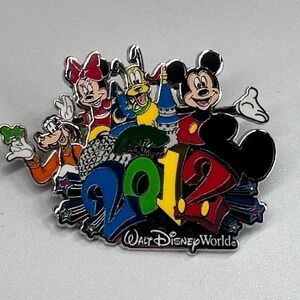 MICKEY & FRIENDS Walt Disney World 2012 DATED PIN SERIES MOVEABLE ARMS Layered